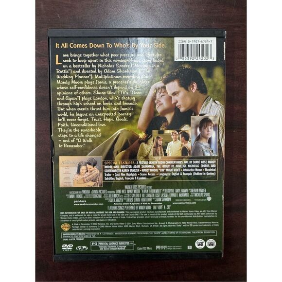 A Walk to Remember DVD Movie - Picture 2 of 4